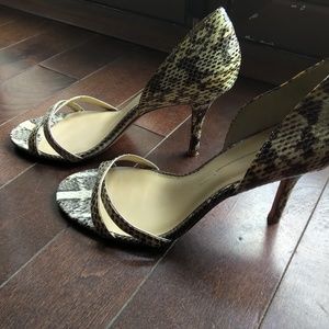Erin Snakeskin High Heeled Sandal